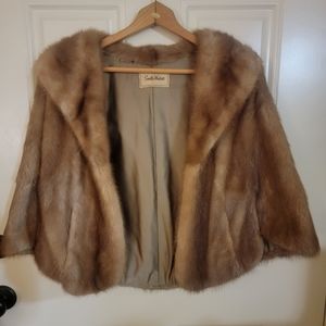Real fur coat